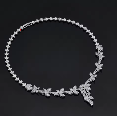 Luxury 4PCS Zirconia Dubai Bridal Jewelry Set