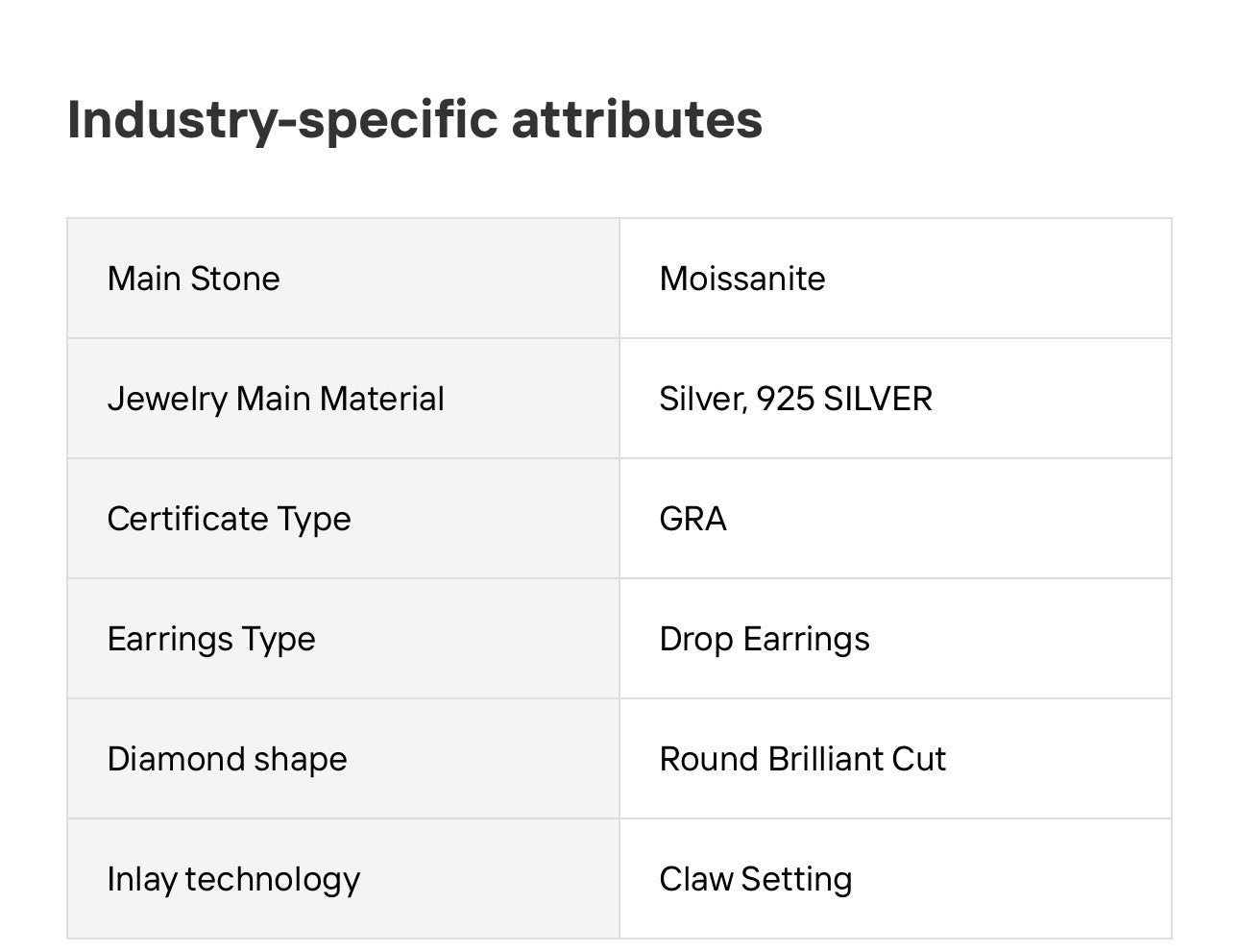 Mossainite Lab Diamond earrings clip back 925 sterling silver women gift 14k gold plated GRA leverback Drop dangle earrings